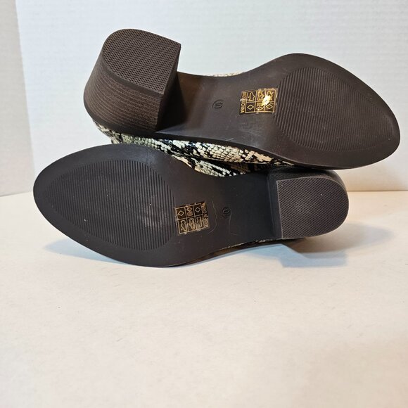 Mata Snakeskin, brown multi, Women's size 10, Bootie - Picture 9 of 9